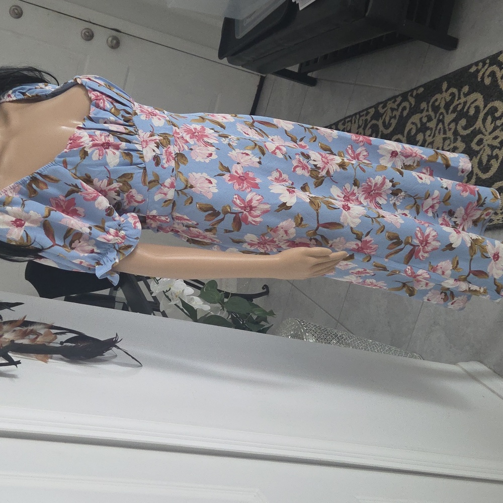 Inspired Hearts Midi Dress NWOT L